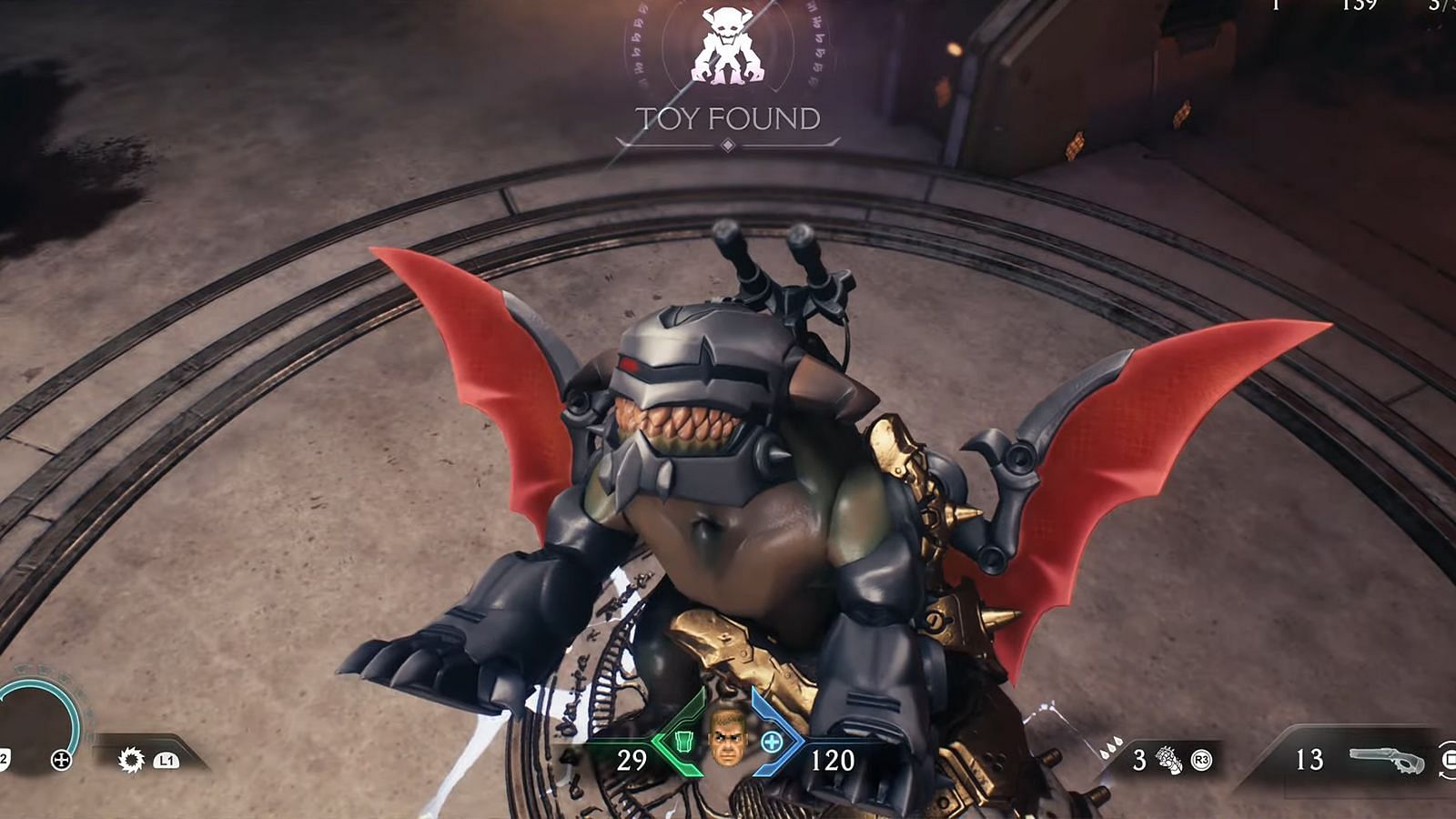 Serrat Toy in Doom The Dark Ages (Image via Bethesda || YouTube/@BackseatGuides)